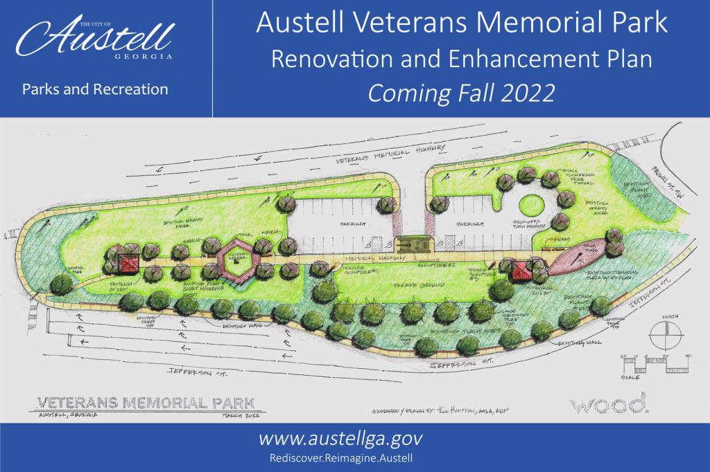 Veteran’s Memorial Park Renovation and Enhancement Plan : Please enlarge to view details